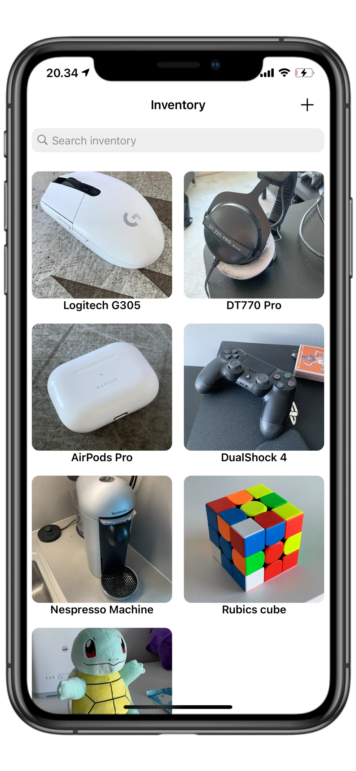 Master of Inventory on iPhone