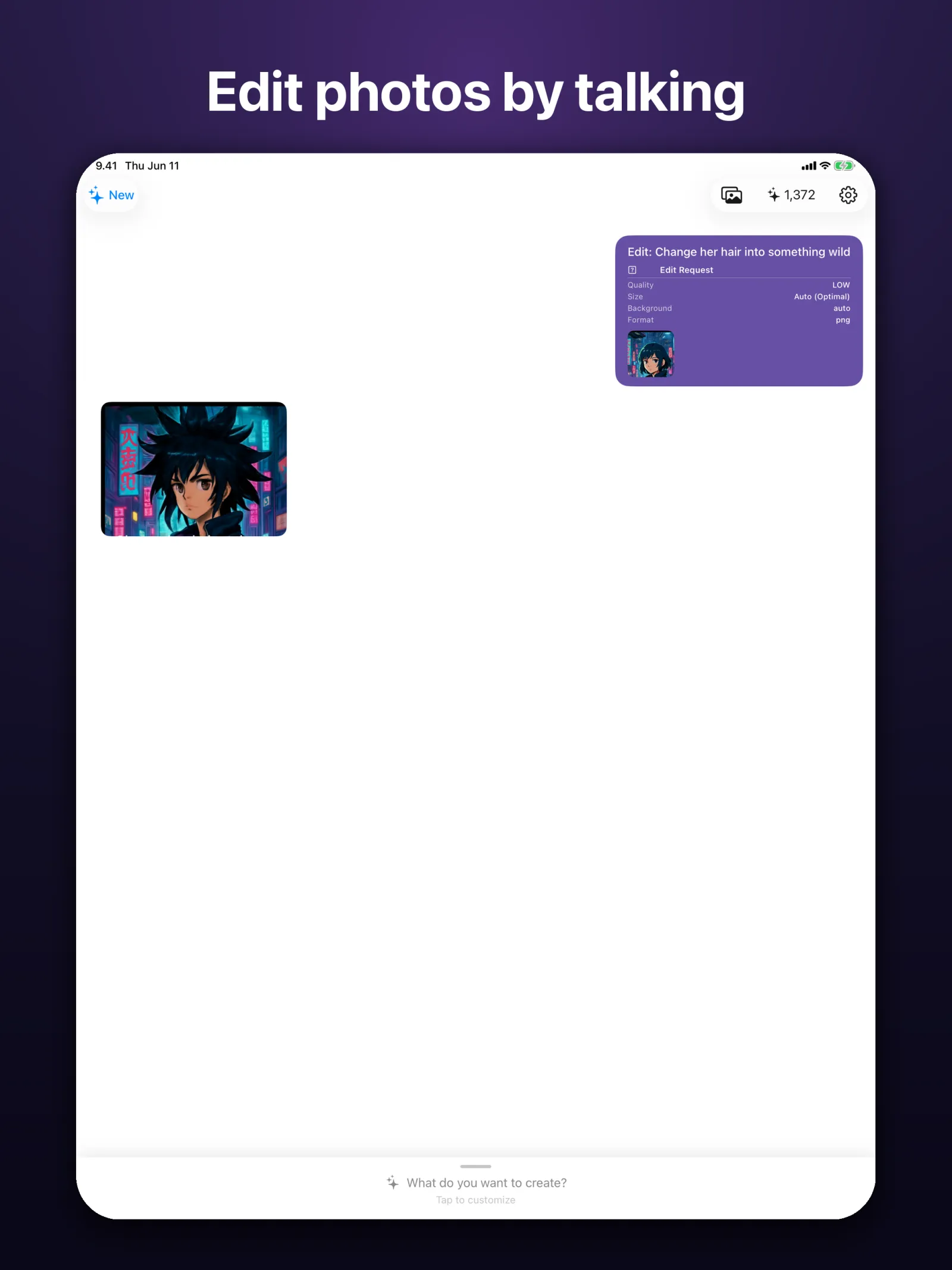 PixiePocket — Edit a photo by talking