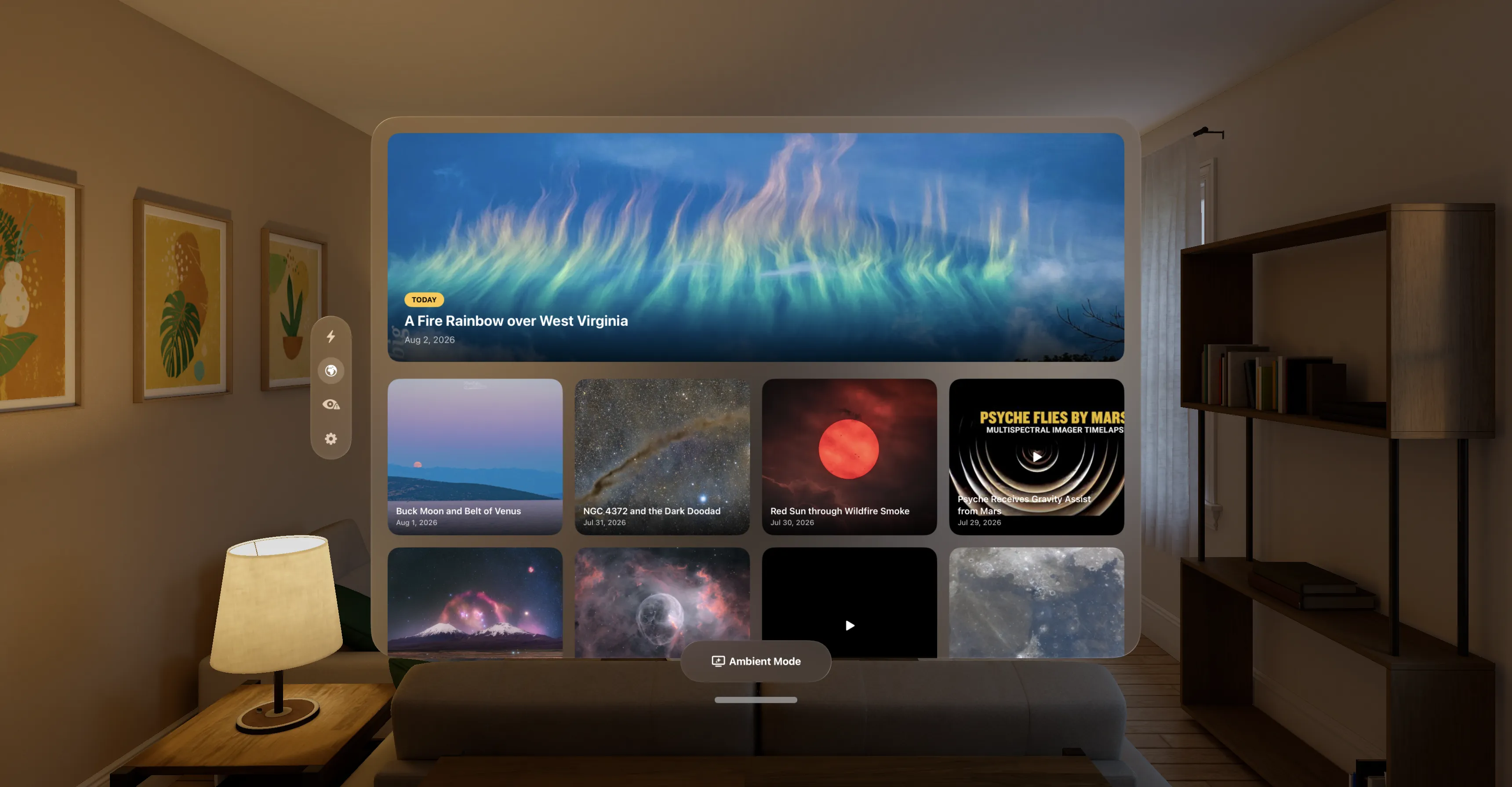 Solar Beam — NASA’s Picture of the Day on Vision Pro